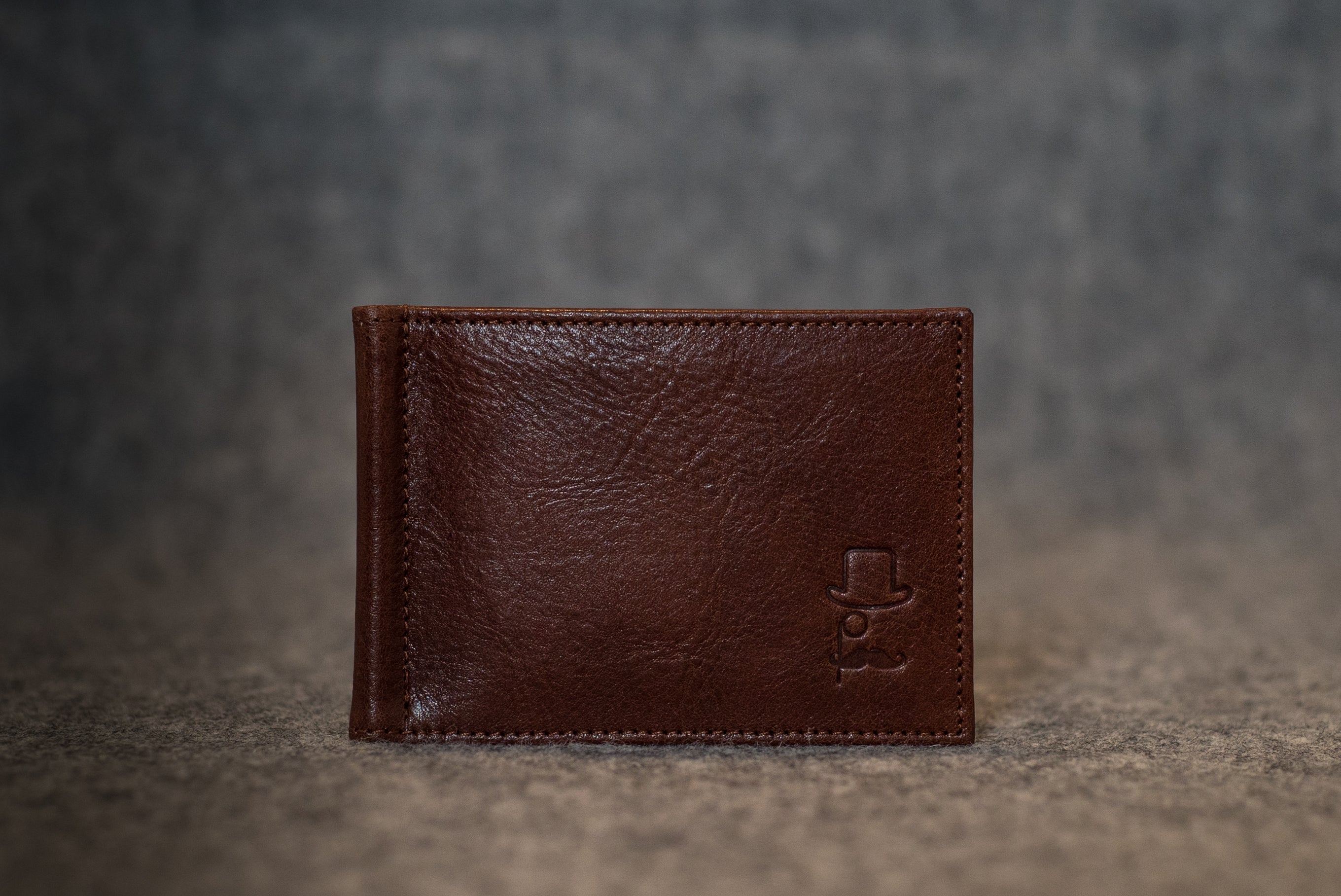 *NEW* WINGMAN CLIP WALLET, RED BROWN