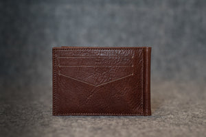 *NEW* WINGMAN CLIP WALLET, RED BROWN