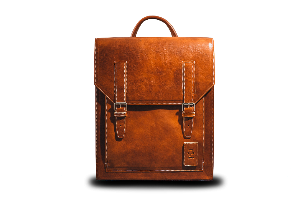 No.01 COMPANION LEATHER BACKPACK, BROWN