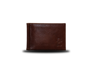 *NEW* WINGMAN CLIP WALLET, RED BROWN