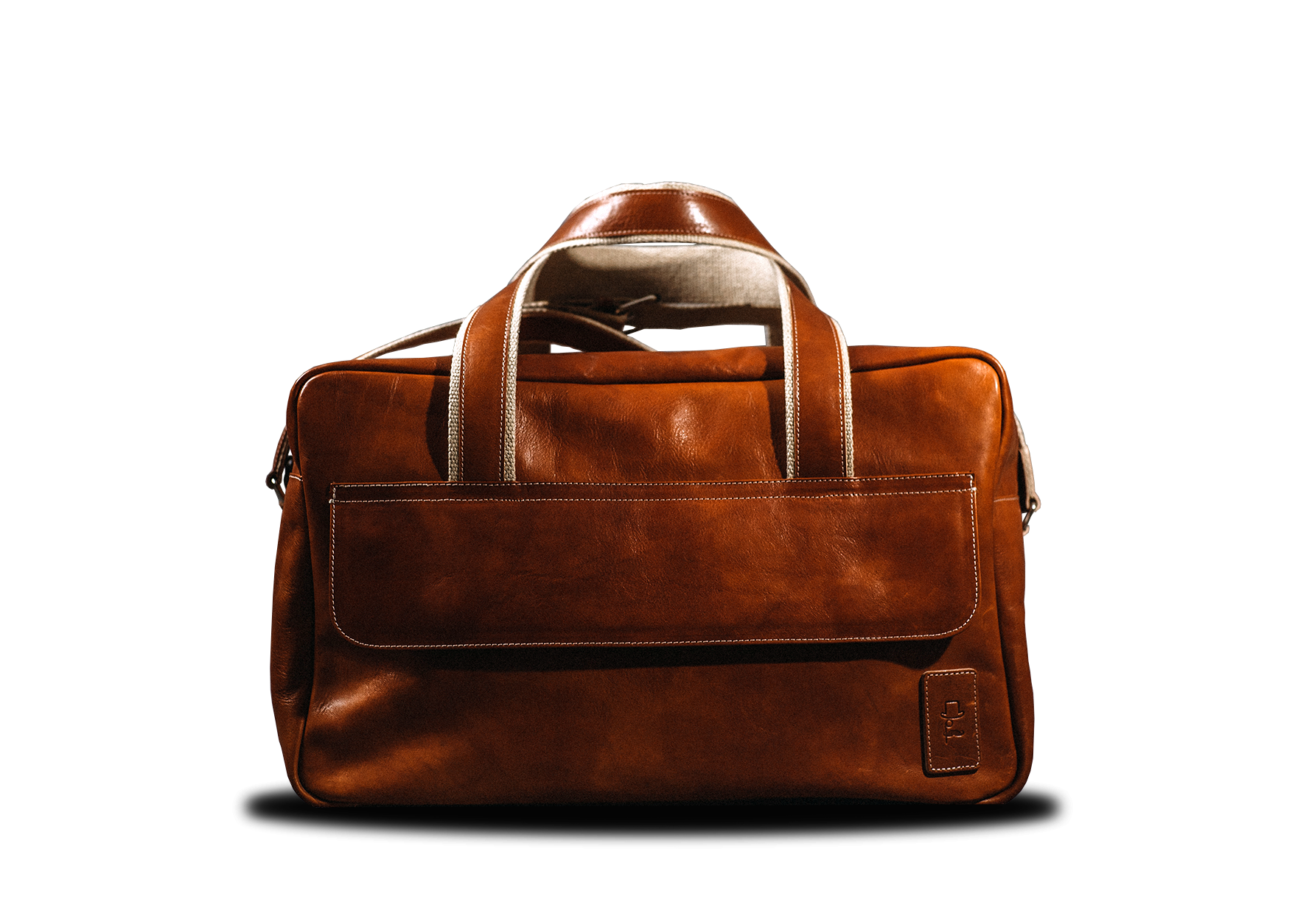 No.07 PARTNER TRAVEL BAG, COGNAC